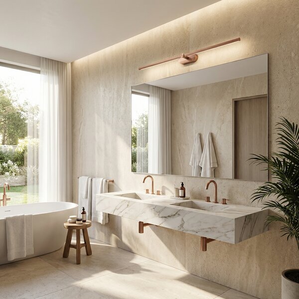 Aplică LED pentru baie APP1897-1W 80 cm BRUSH COPPER