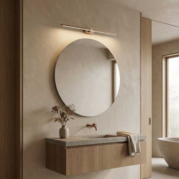Aplică LED pentru baie APP1897-1W 80 cm BRUSH COPPER