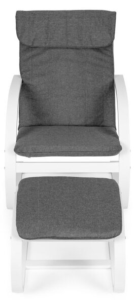 Fotoliu finlandez de relaxare cu suport pentru picioare pentru living