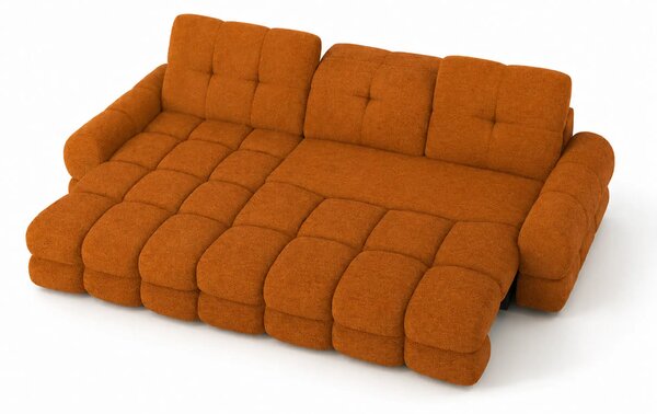 Coltar extensibil confortabil TOLLO MINI, sezlong dreapta, stofa catif