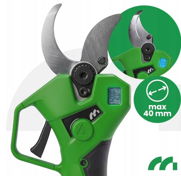 Foarfece de grădină fără fir MASTERCUT500W - Foarfece de crengi electrice de până la 40 mm