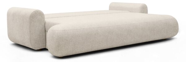 Canapea extensibilă pentru dormit Lotulis - chenille bej deschis Vibe 06