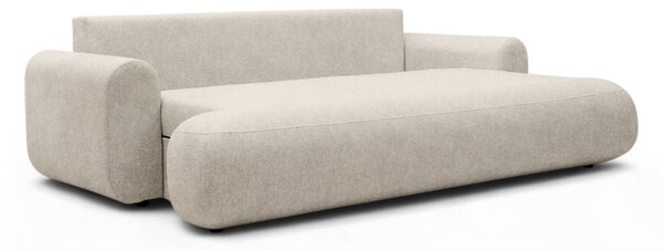 Canapea extensibilă pentru dormit Lotulis - chenille bej deschis Vibe 06