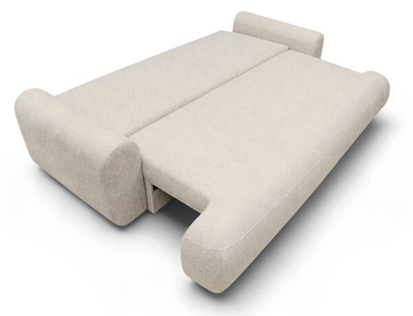 Canapea extensibilă pentru dormit Lotulis - chenille bej deschis Vibe 06