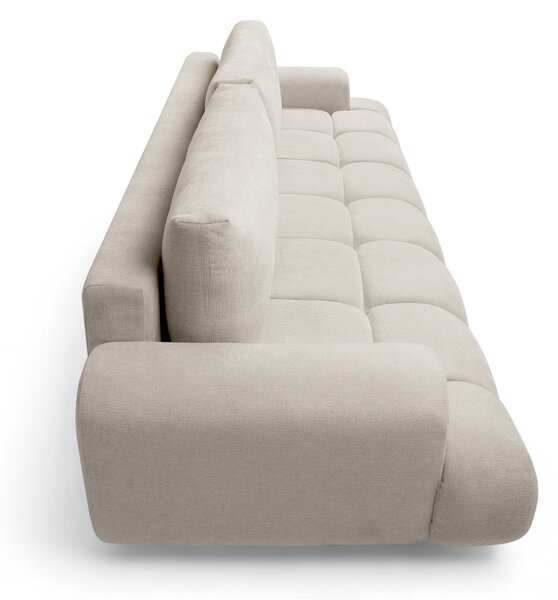 Canapea extensibilă Lutario - chenille bej deschis Vibe 06