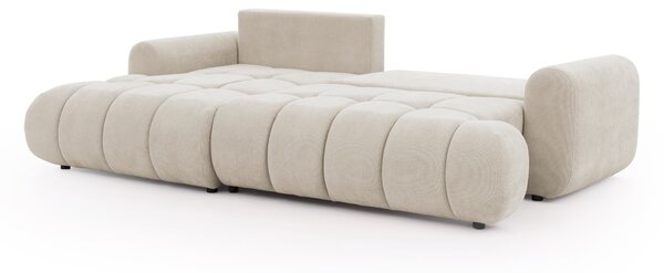 Colțar extensibil pentru dormit Lutario Mini stânga - szenil bej deschis Vibe 06