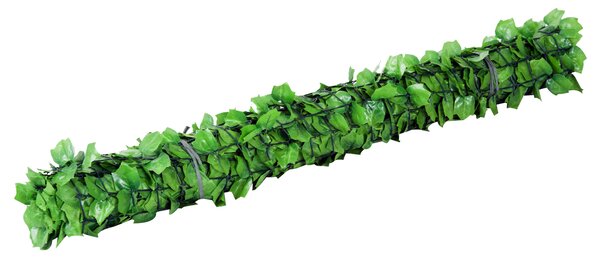 Outsunny Rulou Gard Viu Artificial PE pentru Balcon și Grădină cu Frunze de Artar Verde 300x150cm | Aosom Romania