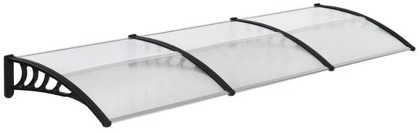 Outsunny Copertina moderna din policarbonat si aluminiu pentru balcoane, ferestre si usi, copertina pentru exterior | Aosom Romania