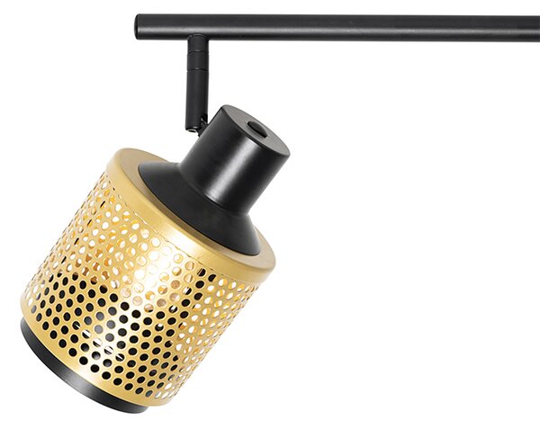 Proiector industrial negru cu auriu 4 lumini - Kayden