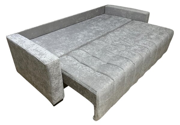 Canapea ZARA extensibila, 3 locuri, cu lada de depozitare, stofa gri lila , 220x95x80 Gri Lila, Stofa, 200 cm