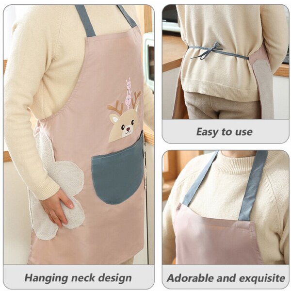 Sort de bucatarie Pufo Deer, sort pentru gatit, marime universala
