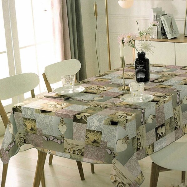 Fata de masa tip musama Pufo Only Love, 140 x 180 cm
