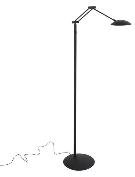 Steinhauer Lampadar LED Daphne 2, 1 bec, negru, CCT, telecomandă, reglabil, Negru, Camera de zi / sufragerie, Metal, Modern