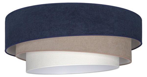 Plafoniere Duolla, Trio, Albastru, Bucătărie, Țesătură / Textil, Viața tânără