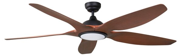 Ventilator de tavan cu LED Omendo, negru, DC, silențios, CCT - Lucande Lucande, Omendo, reglabil, Negru, Camera de zi, Metal, Modern