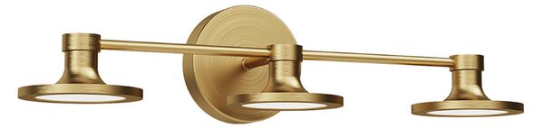 Lampă de perete Elstead, Issa, reglabil, Auriu / Alamă, Baie, Aluminiu