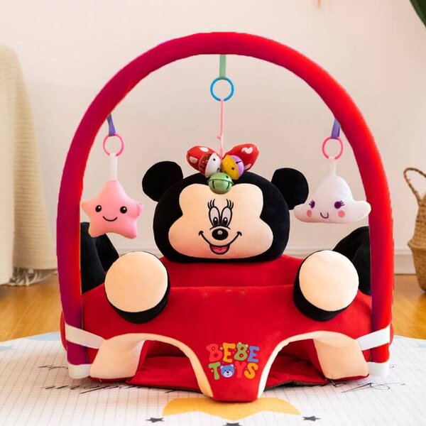 Fotoliu pentru bebe cu arcada Minnie Mouse