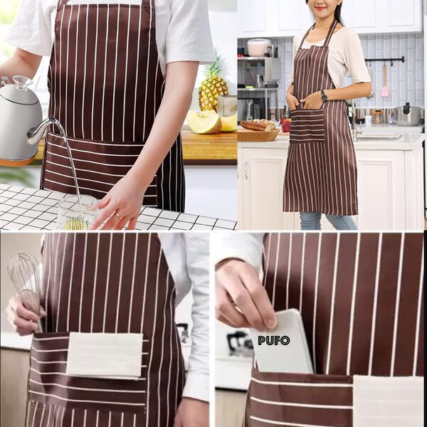 Sort de bucatarie Pufo Simple, sort pentru gatit, marime universala, maro
