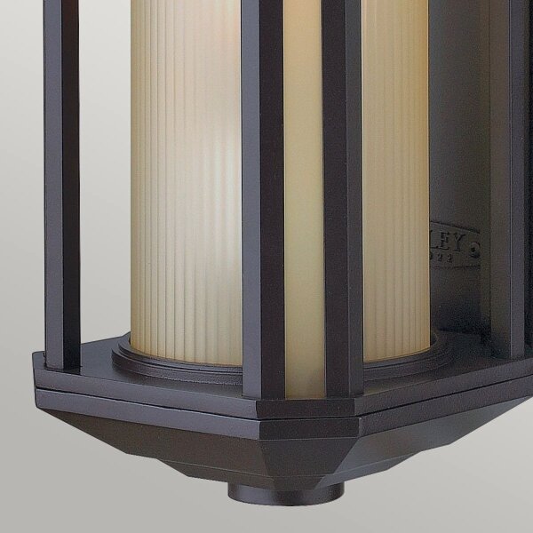 Quintiesse QN-CASTELLE-M-BZ - Aplică de perete pentru exterior CASTELLE M, 1xE27/60W/230V, IP44, neagră