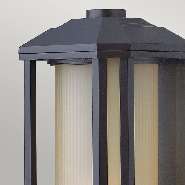 Quintiesse QN-CASTELLE-M-BZ - Aplică de perete pentru exterior CASTELLE M, 1xE27/60W/230V, IP44, neagră