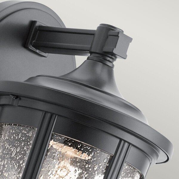Quintiesse QN-FAIRFIELD-M-BK Lampă de exterior FAIRFIELD M 1xE27/60W/230V IP44 neagră