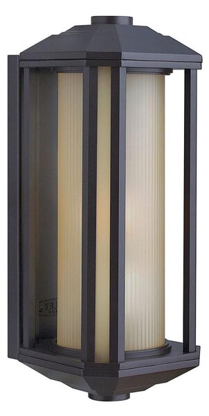 Quintiesse QN-CASTELLE-M-BZ - Aplică de perete pentru exterior CASTELLE M, 1xE27/60W/230V, IP44, neagră