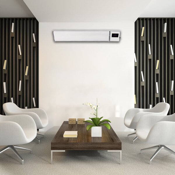 1200W si 600W ElectricSun alb, panouri radiante infrarosu cu termostat si Wi-Fi cu aplicatie internet TUYA, 94x15 cm