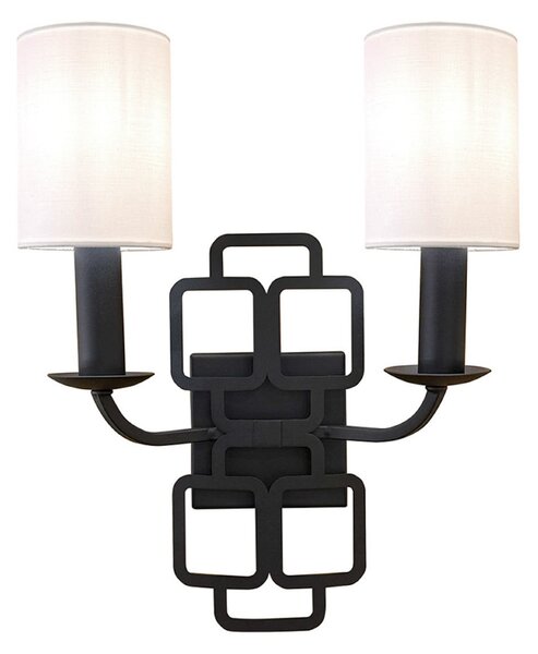 Lampă de perete HINKLEY, Sabina, reglabil, Negru, Camera de zi, Metal, Modern