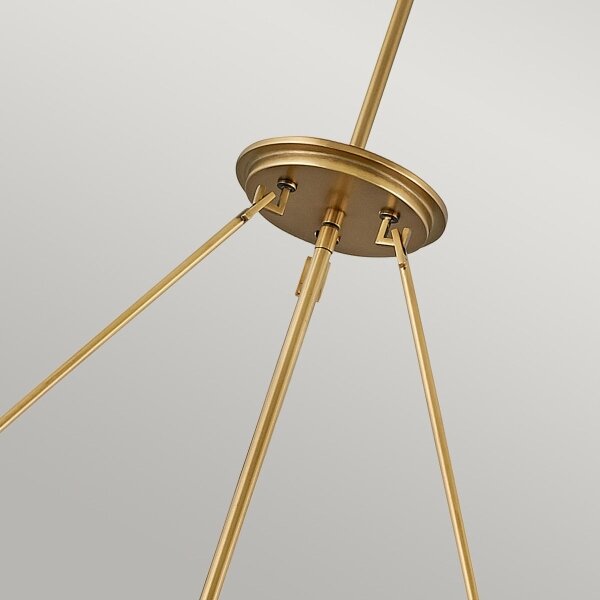 Candelabru cu tijă ECHELON 8xE14/40W/230V, auriu - Quintiesse QN-ECHELON-8P
