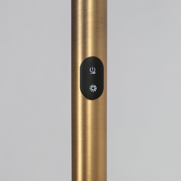Steinhauer Lampadar LED Daphne 2, 1 bec, bronz, CCT, telecomandă, reglabil, Bronz / Alamă Veche, Camera de zi / sufragerie, Metal, Modern