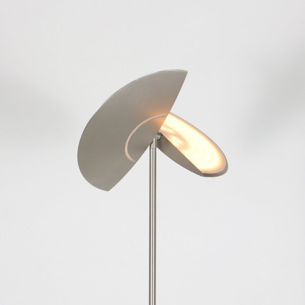Steinhauer Lampadar LED Zenith 2, oțel, lampă de citit, CCT, telecomandă, reglabil, Metalic, Camera de zi / sufragerie, Metal, Modern, Lumină de lectură