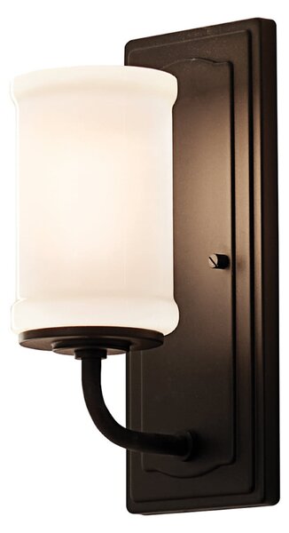 Lampă de perete KICHLER, Vetivene, Negru, Baie, Metal