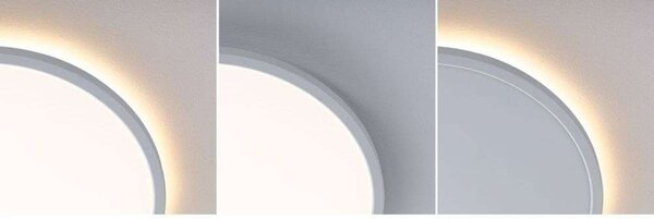 Paulmann Panou LED Atria Shine Ø40 cm alb IP20 3000K pornit/oprit, Alb, Studiu / Birou, Plastic, Modern