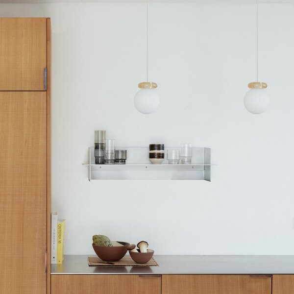 Lustră Pendul Normann Copenhagen, Hinx, reglabil, Bej, Bucătărie, Sticlă, Design