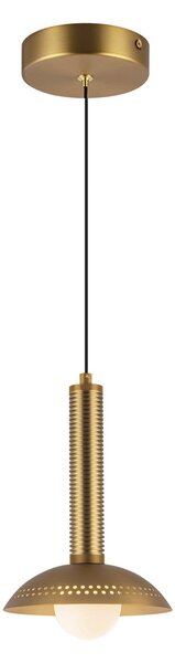 Lustră Pendul Elstead, Arden, reglabil, Auriu / Alamă, Camera de zi, Aluminiu, Modern