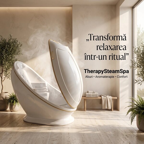 Capsula sauna cu aburi si aromaterapie pentru tot corpul TherapySteamS