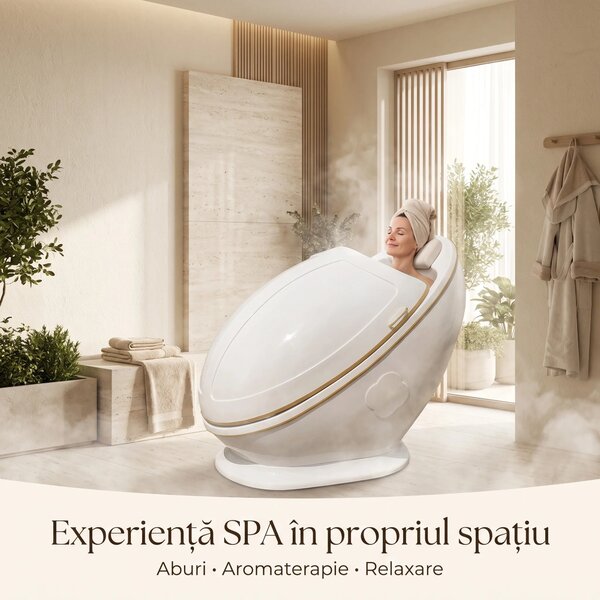 Capsula sauna cu aburi si aromaterapie pentru tot corpul TherapySteamS