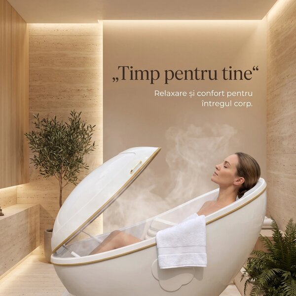 Capsula sauna cu aburi si aromaterapie pentru tot corpul TherapySteamS