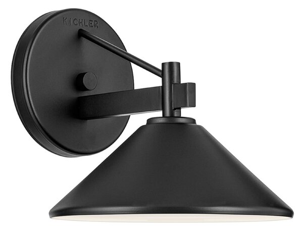 Lămpi de exterior KICHLER, Ripley, reglabil, Negru, Aluminiu, Modern