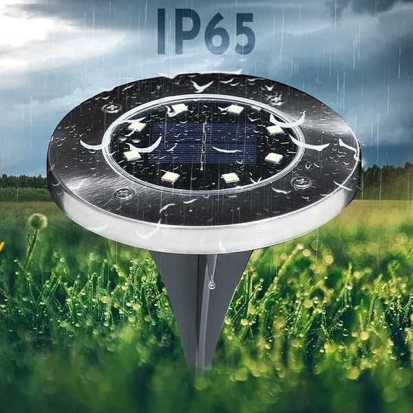 Toolight Toollight, lampă solară LED 1buc P60055, argintiu, OGR-05681