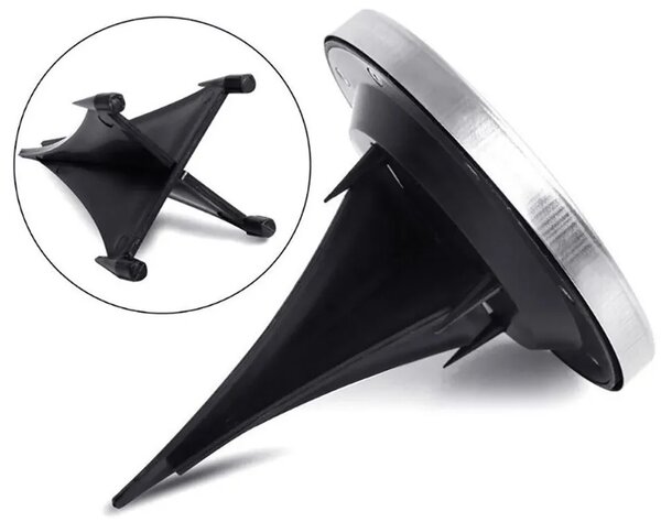 Toolight Toollight, lampă solară LED 1buc P60055, argintiu, OGR-05681