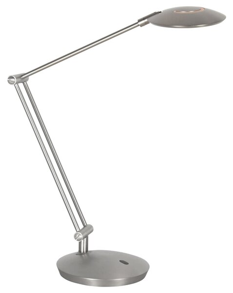 Steinhauer Lampă de birou cu LED Zenith 2, oțel, CCT, telecomandă, reglabil, Metalic, Studiu / Birou, Metal, Modern