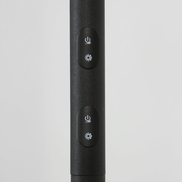 Steinhauer Lampă de tavan cu LED Daphne 2 +, lumină citit, negru, CCT, telecomandă, reglabil, Negru, Camera de zi / sufragerie, Metal, Modern, Lumină de lectură