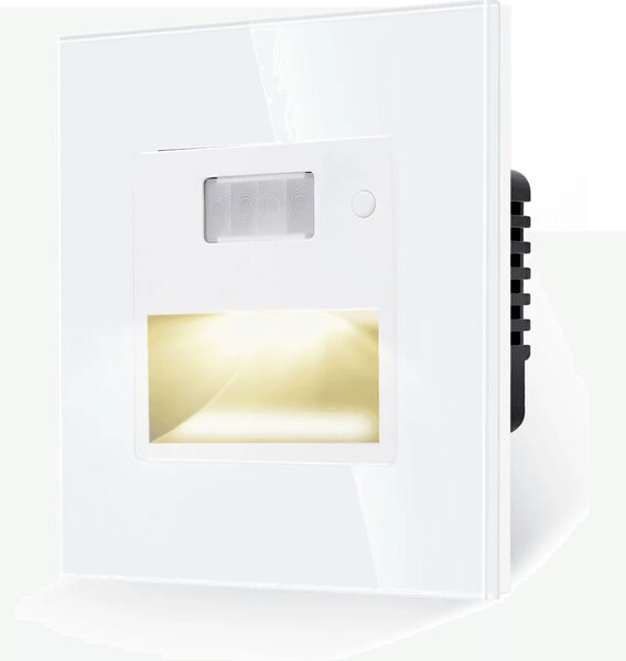 Spot led Scara cu senzor rama din sticla, alb, 1.5W, 1800K-7500K
