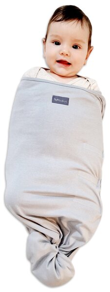 Paturica infasat ajustabila SnugFit Kidizi Grey