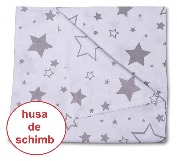 Husa pentru Perna dormit lateral 145x45 cm Kidizi Galaxy Grey