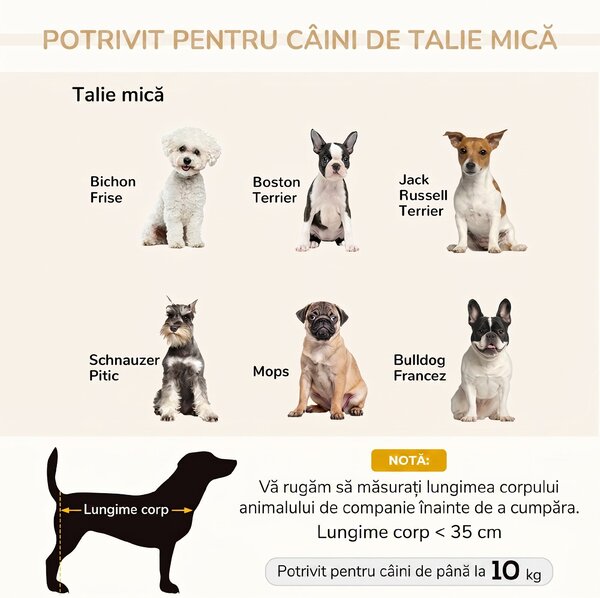 PawHut Canapea pentru Câini cu Spațiu de Depozitare Ascuns și Pernă, 76x45x43 cm, Gri Deschis | Aosom Romania