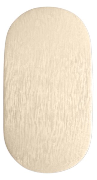 Set 2 cearceafuri din muselina dubla cu elastic roata pentru landou sau cosulet de rachita Kidizi pink, bumbac 100%