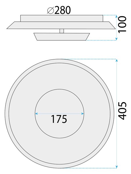 Lampa LED WHITE APP1459