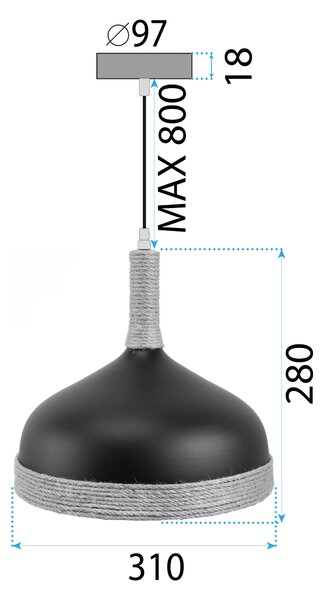 Lampă suspendată APP1421-1CP